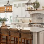 Kitchen Island in a nice upscale home