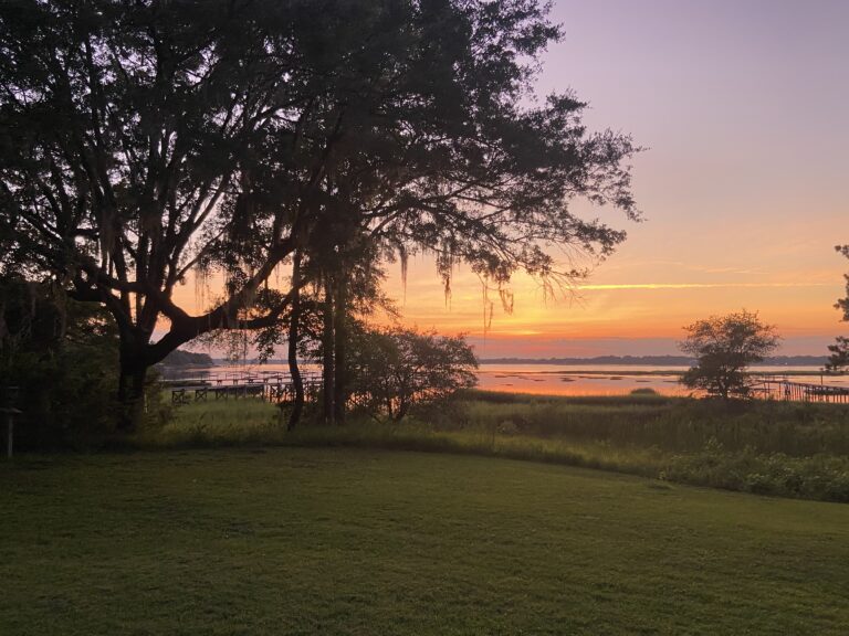Sunset over Wadmalaw Island Sound