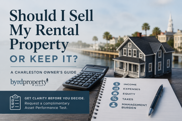 Should I Sell My Rental Property or Keep It? A Charleston Owner’s Guide
