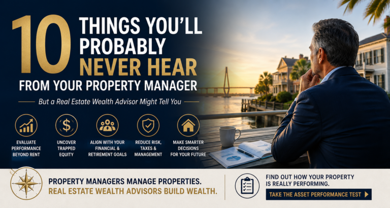 10 Things You’ll Probably Never Hear From Your Property Manager…But You Might From A Real Estate Wealth Advisor