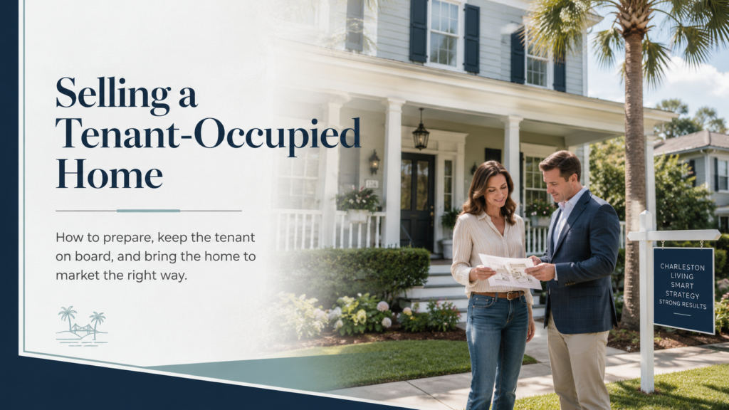 Picture of an agent discussion Selling a Tenant Occupied Home with a Landlord